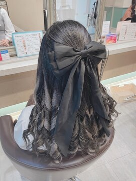 アリエス 渋谷駅東口店(Aries) ハーフアップ