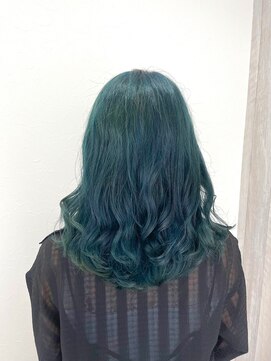 シエル 立川店(CIEL) 【CIEL×久光】ケアブリーチで作るエメラルドブルー