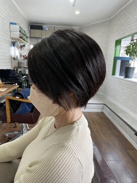ライフ 忍ケ丘店(Lyfe) ナチュラルショートボブ_ボブルフベビーバング_186