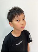キッズツーブロックショート　【キッズカット/キッズショート】