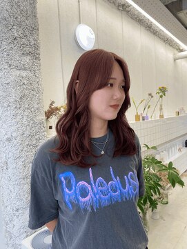 リル(re'll) 《花屋併設》ピンクブラウン ［酸性ストレート/ヘアセット］