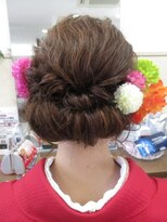 コアフィールフィス(COIFFURE fils) 成人式ヘアセット ロールアップヘア