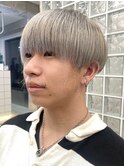 ガイルヘアメンズアッシュグレージュカラーシルバーカラーダブル