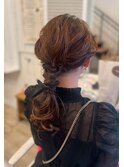 パーティーヘアセット（ウェディングにもOK）