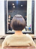 20代　30代　ひし形ショートボブ