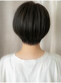 ■小顔補正カットショートマッシュルームヘア43★越谷10代20代