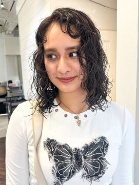 ラレイ ハラジュク(Lalei harajuku) 【白石】ウェーブヘアスパイラルパーマ原宿学割