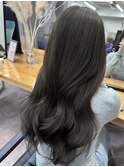 ブリーチなしダブルカラー ダークグレージュ