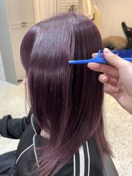 メモリーズ 水天宮前店(Memories) ブリーチなしカラー大人レイヤーカット20代30代40代