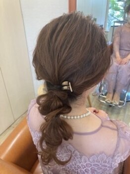 特別な1日を最高の想い出に…デート/二次会/結婚式に☆プロのアレンジで可愛さUP♪