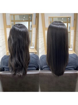 シェル 鎌倉小町(SHELL) 20代30代40代50代ニュアンスカラー★髪質改善酸熱トリートメント