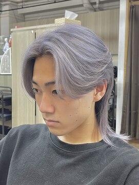 ラヴィエール(LAVIERE by R-EVOLUT) グレージュ/ブルージュ/ペールパープルシルバー/センターパート