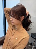 横顔美人な顔まわり
