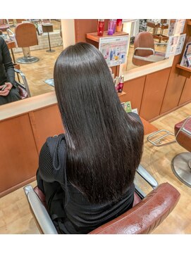 ジュール ドゥJour doux 縮毛矯正ロングレイヤー