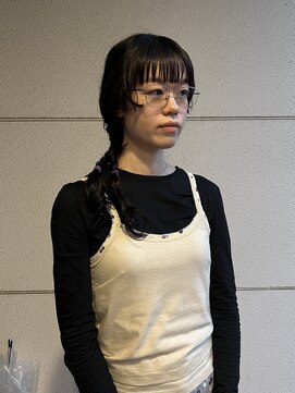 ヘアーアイストゥーレ(HAIR ICI TRE) ミディアムパーマ　簡単パーマアレンジ　顔まわりパーマ