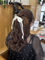 メアリー バイ メリー(marry by merry)&nbsp;【立町メアリーバイメリー】☆カチモリ×ハーフアップ☆