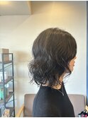 こなれ感大人向けパーマ