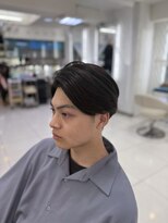 クオリス 赤塚店(QUALIS)&nbsp;冬の大人感◎刈り上げセンターパート×ツーブロック