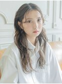 ロングレイヤー/シースルーバング/ラウンドカット