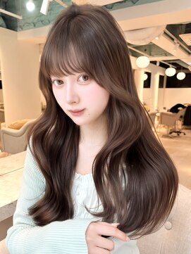 マインバイアフロートギンザ(MYNE by AFLOAT GINZA) 大人ガーリー×チョコレートベージュ［似合わせカット/ロング］