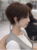 ボブ前髪あり前髪なし面長丸顔小林/20代/30代/40代/ショート