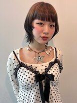 カシェル トウキョウ(Cashel Tokyo)&nbsp;ルーツカラー 顔まわりカット ショートウルフ