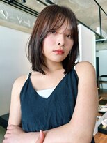 シンス 銀座(since) ミディアムレイヤー/顔周りレイヤー/小顔ヘア/似合わせカット