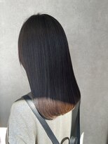 ピュアメンド 梅田(Pure Mend)&nbsp;毛先だけ透明感☆黒髪ロブ