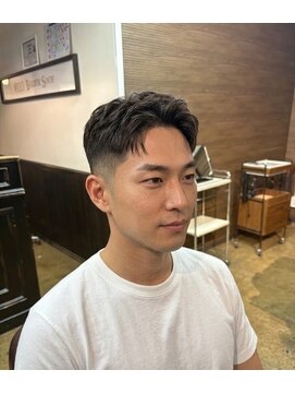 ワンワンオー バーバーショップ 博多店(@110 BARBER SHOP) ツーブロックショートカルマヘアスリックバックジェットフェード