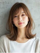 ロッソ 大橋店(Rosso) 流し前髪のナチュラル外ハネ【大橋】