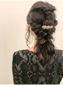 洋風なくるりんぱダウンスタイル
