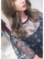 アマンドール(Aman D'or)&nbsp;韓国風レイヤーカット×ミルクティーグレージュ