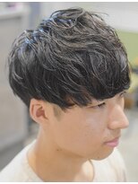 ヘアアイラッシュ リベット(hair eyelash RIVET)&nbsp;ゆるめパーマ×マッシュ