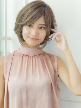 ミンクス 青山店(MINX) 大人かわいいフェミニンショートボブ