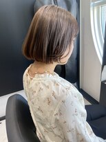 ジエクト 本店(The Ect)&nbsp;脱白髪染め×グレージュ×白髪ぼかしハイライト×イルミナ