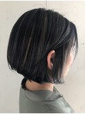ボブ×デザインカラー