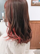 エイトサカエ 栄店(EIGHT sakae) 【EIGHT new hair style】コーラルピンクインナー