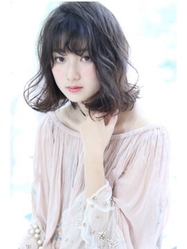 リーフ 西焼津店(LeaF) ガーリーボブ☆外ハネSweetミディ