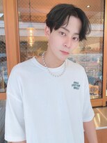 ルービック 京橋(Rubik's)&nbsp;センタパート×ナチュラルウェーブ/アッシュカラー