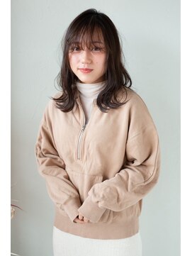 シェール(cher) ブラウンベージュ:セミロング