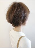 ふんわり大人ショート☆デジタルパーマ/ボリューム/お手入れ簡単