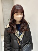 サンド 池袋(sand)&nbsp;韓国風ヘア/ワンホンヘア/ベージュカラー/顔周りカット