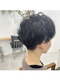 【メンズパーマ】ショートマッシュ×スパイラル