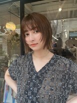 ヒュージ 三軒茶屋(huge)&nbsp;ミニボブ/ウルフボブ/フェイスレイヤー/グレージュ