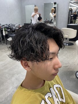 エデアンホンテン メンズサロン(EDEAN 本店 （旧：EDEAN 上通）) 熊本メンズパーマ　波巻きパーマ　アップバング　メンズカット