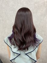 アン ブリーチ 大宮駅東口店(UN BLEACH)&nbsp;バイオレット×ワインレッド