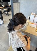 アップヘアドレスヘア 結婚式 お呼ばれ 二次会成人式卒業式