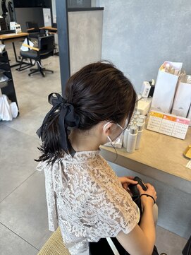 アチーブ ヘア デザイン(achieve hair design) アップヘアドレスヘア 結婚式 お呼ばれ 二次会成人式卒業式