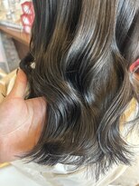 アチーブ ヘア デザイン(achieve hair design)&nbsp;透明感カラーアッシュブラウン透明感立体感30代40代美シルエット