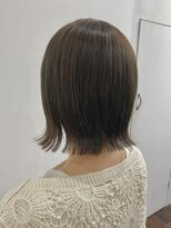 ルプラ カルム(le-pla Calme)&nbsp;外ハネ×ミニボブ/アッシュブラック/ニュアンスカラー 20代30代